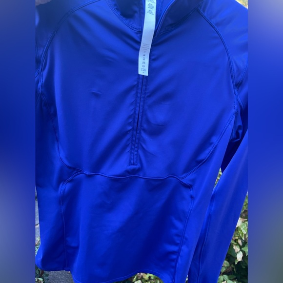 Lululemon Best Pace - half zip - lazurite blue/purple -8 - Picture 8 of 14